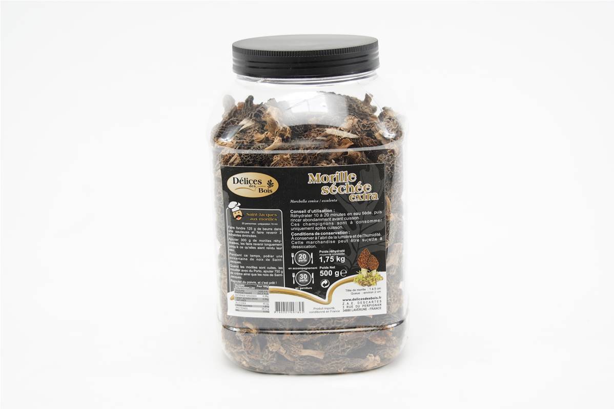 Morille extra bocal de 500gr