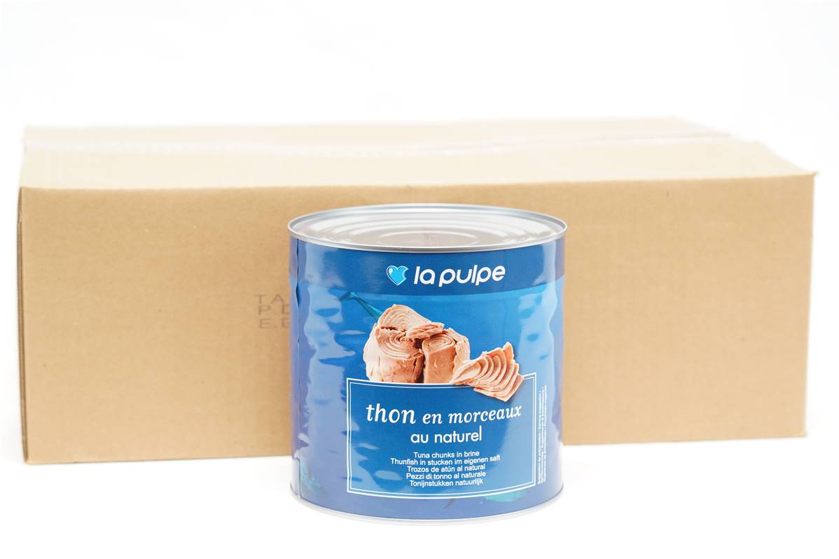 Thon listao naturel boite 3/1 carton de 6 La Pulpe