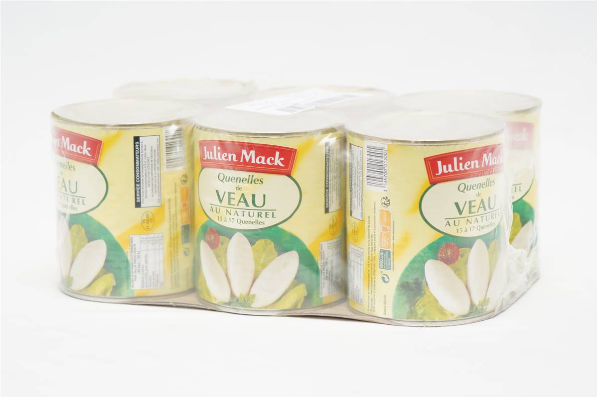 Quenelle veau boite 4/4 pack de 6