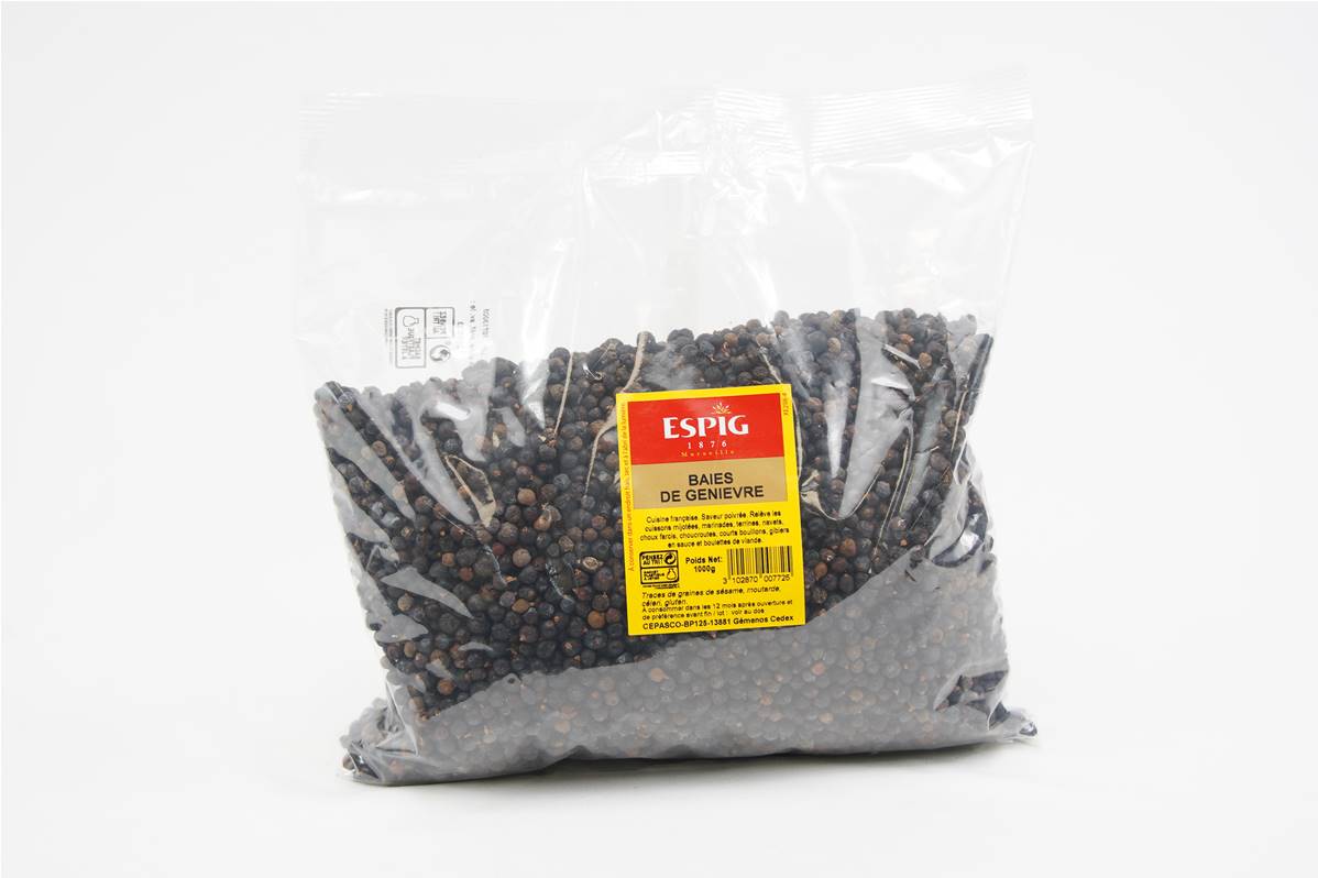 Baie genievre Cepasco sachet d\'1kg