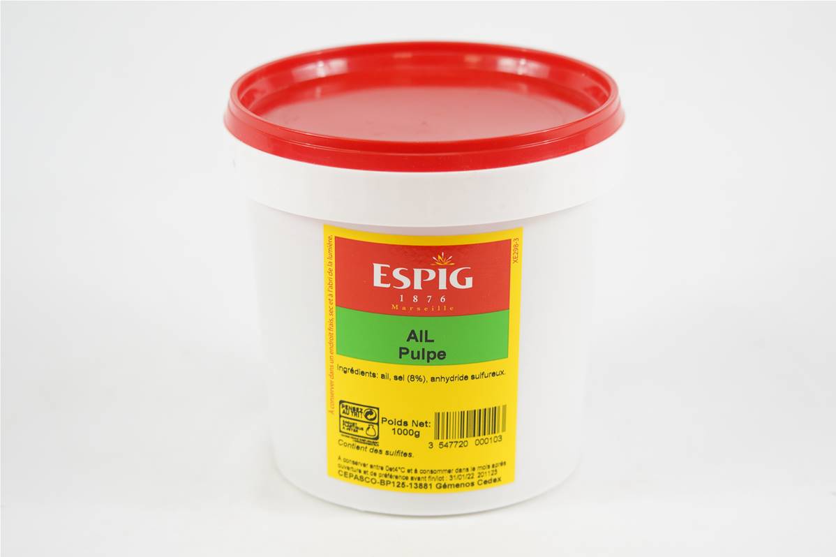 Ail en pulpe Cepasco seau 1kg