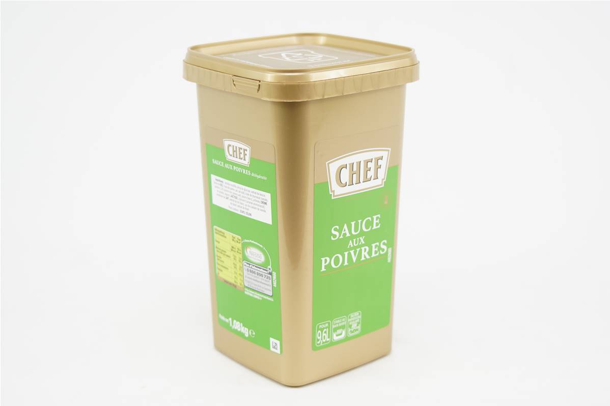 Sauce poivre chef boite d\'1,08kg