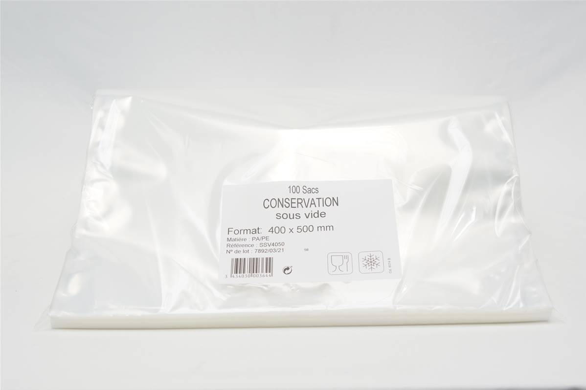 Sac de conservation 400x500mm paquet de 100