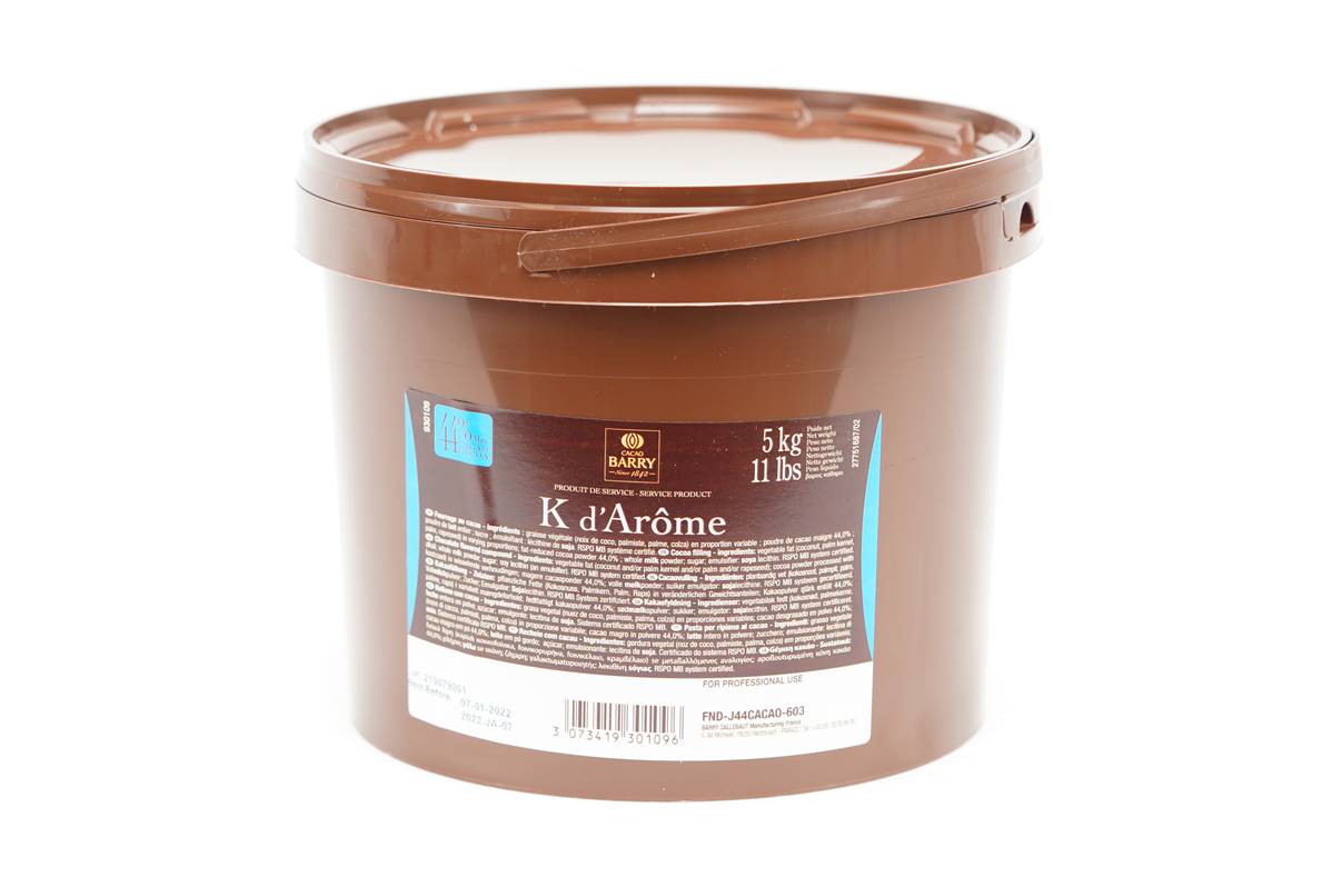 Creme K arome cacao 43% en seau de 5kg