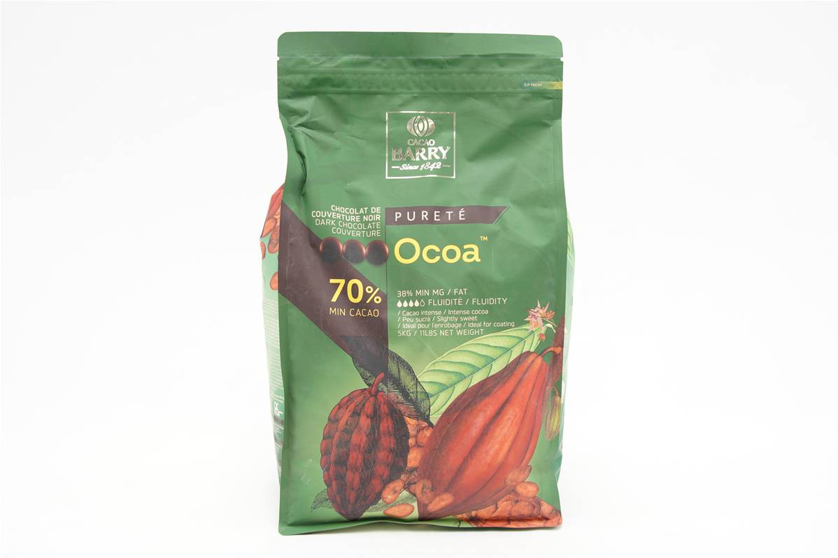 Couverture noir 70% Ocoa en pistole en sac de 5kg