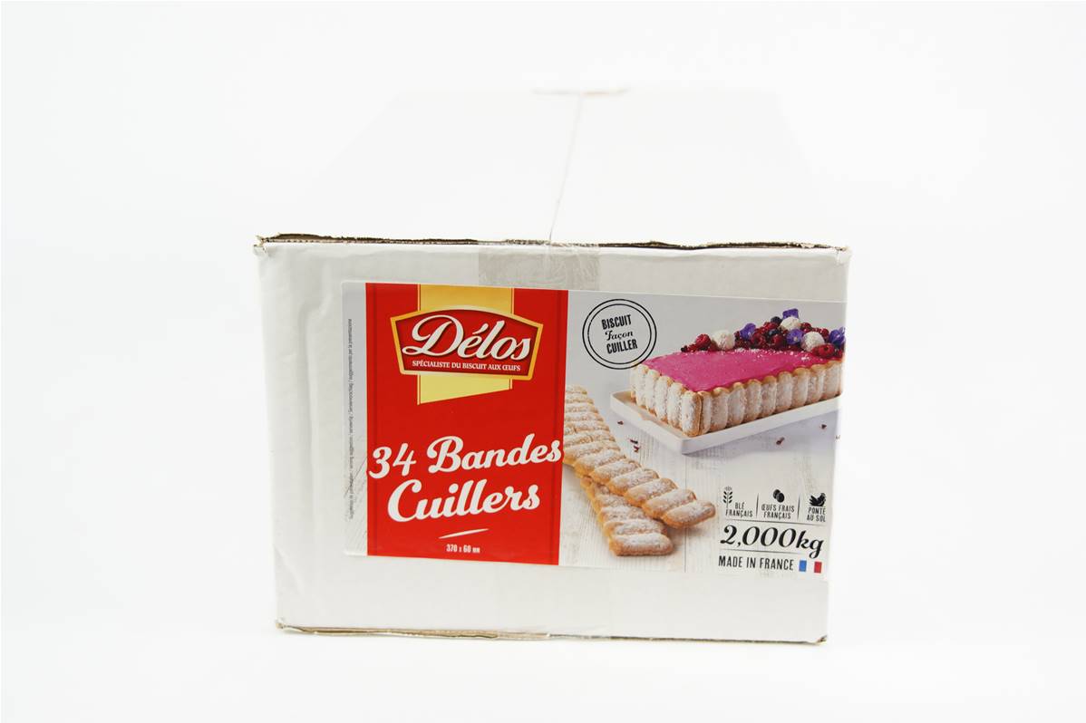 Bande de charlotte nature 370x60mm en carton de 34 pièces