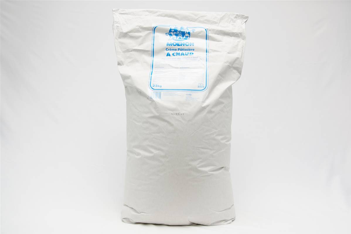 Crème patissière à la vanille Moench en sac de 25kg