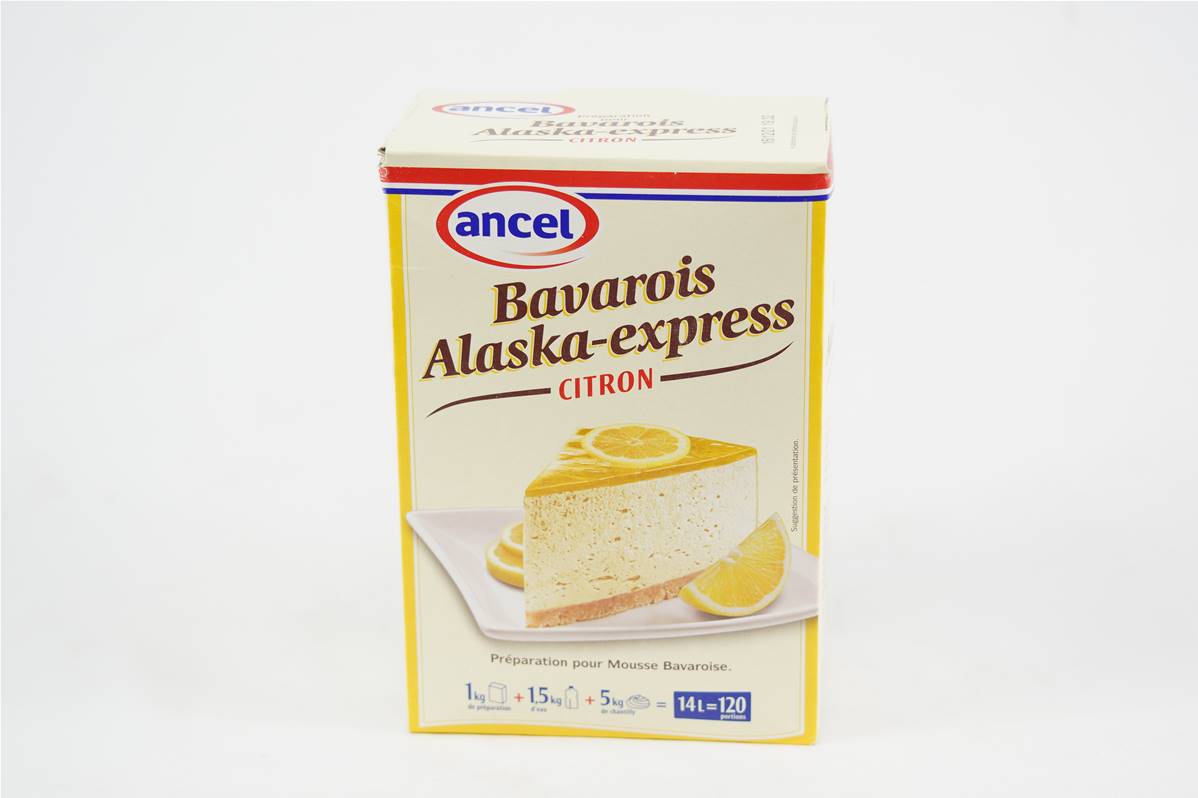 Alaska bavarois au citron en boite de 1kg