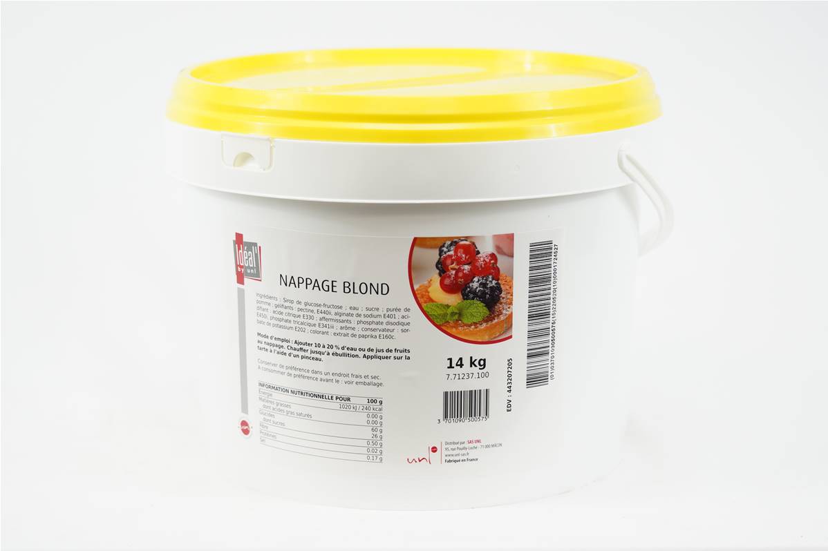 Nappage blond en seau de 14kg