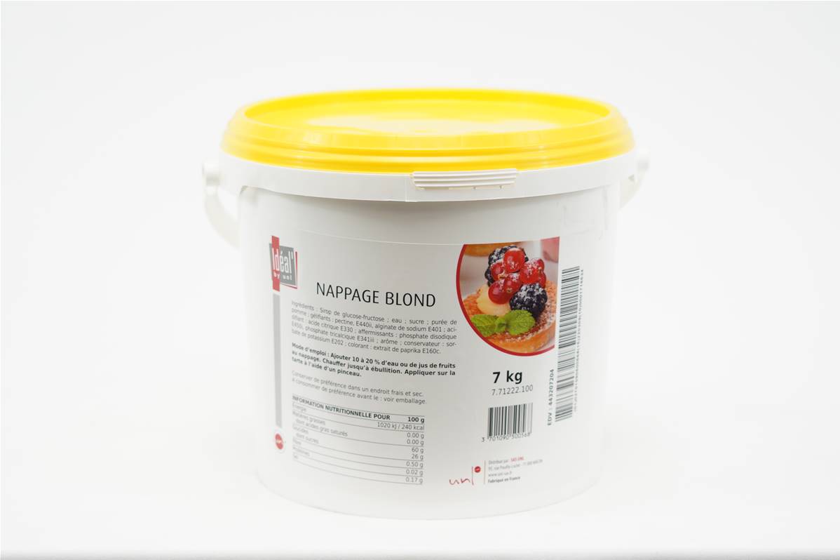 Nappage blond en seau de 7kg