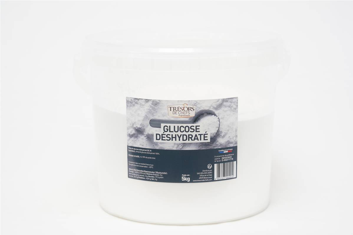 Glucose déshydraté en seau de 5kg