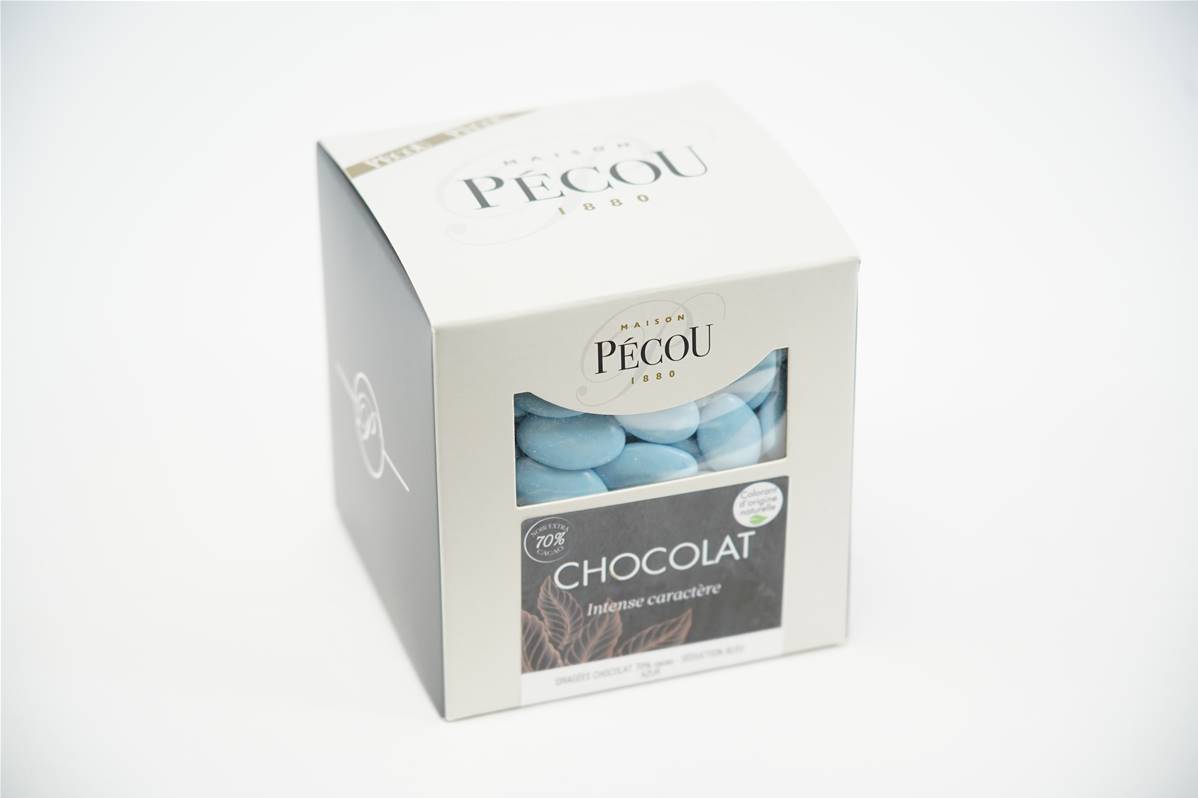 12PCS26---DRAGEE-CHOCOLAT-SEDUC-BLEU-AZUR-BT-1kgx1200