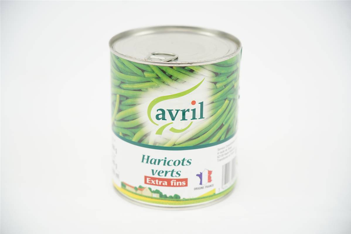 Haricot vert extra fin avril boite 4/4