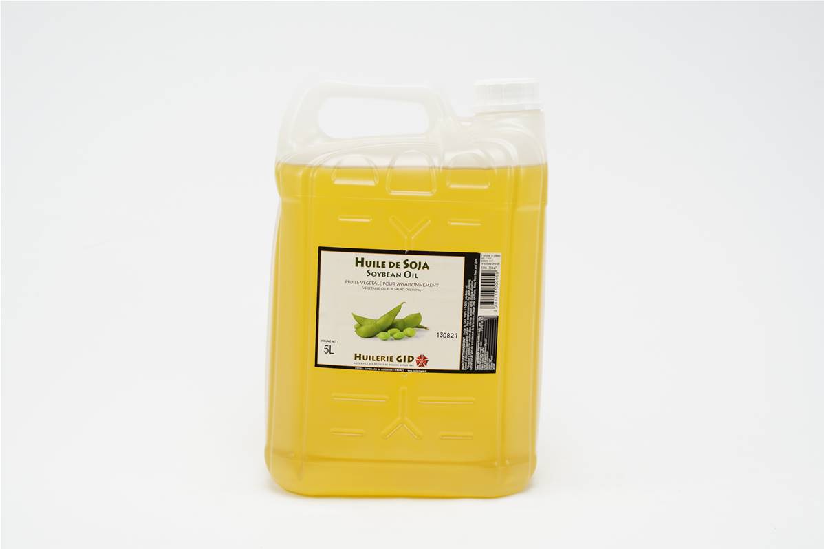 Huile de soja bidon de 5 litres