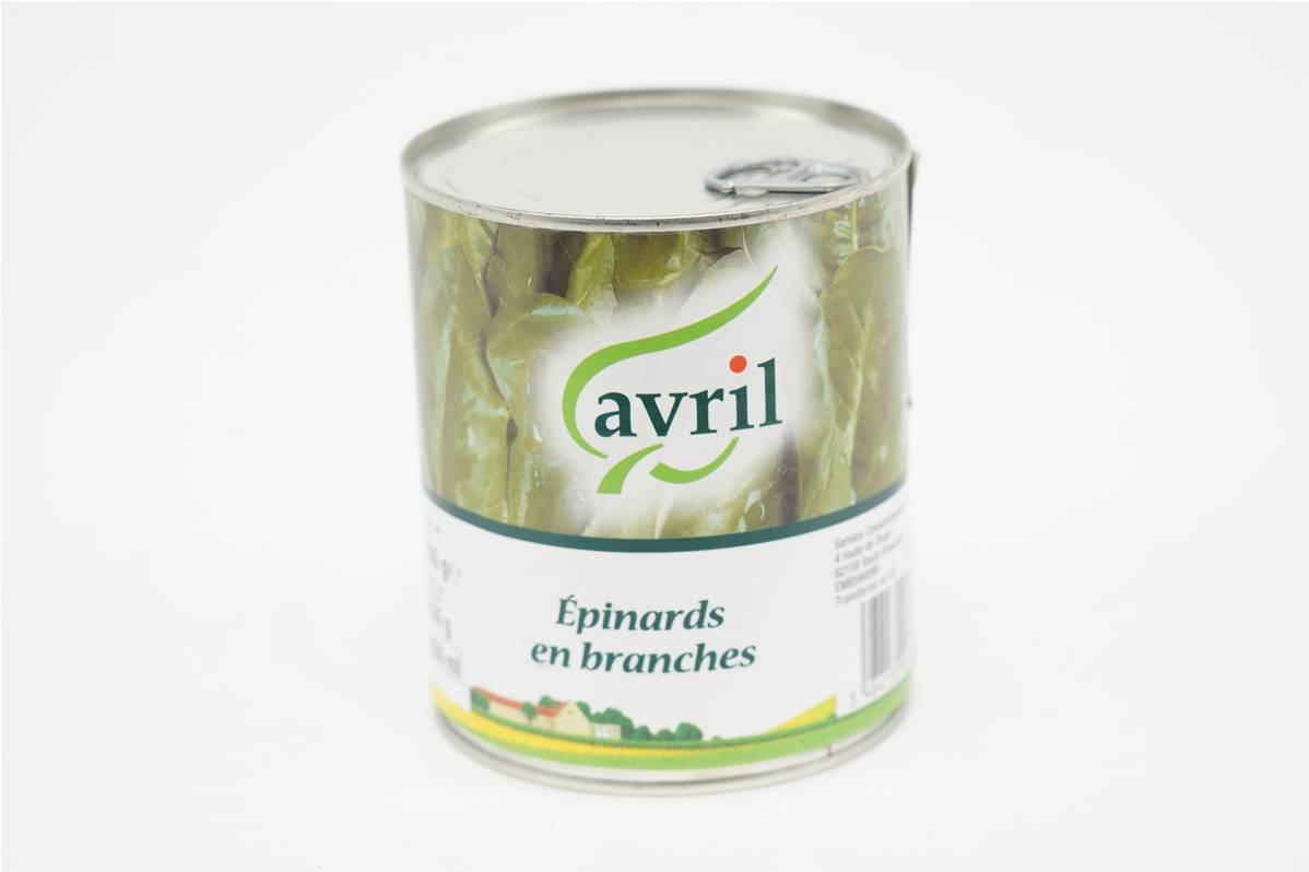 Epinards branches avril boite 4/4