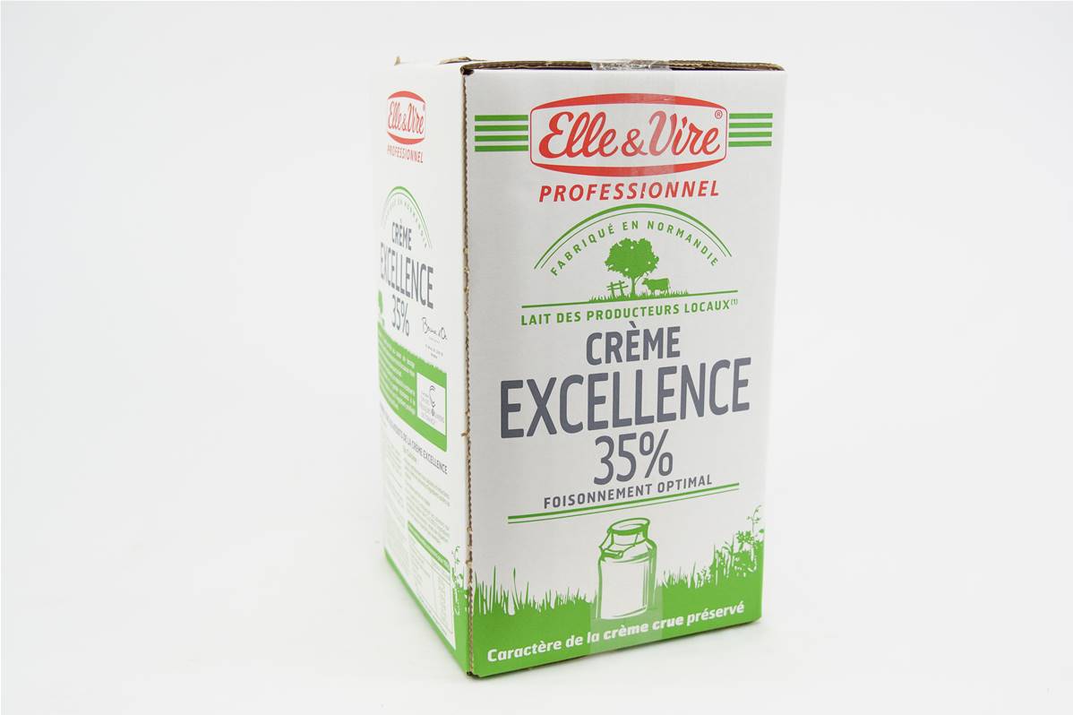 Crème UHT 35% Elle & Vire bidon de 10 litres