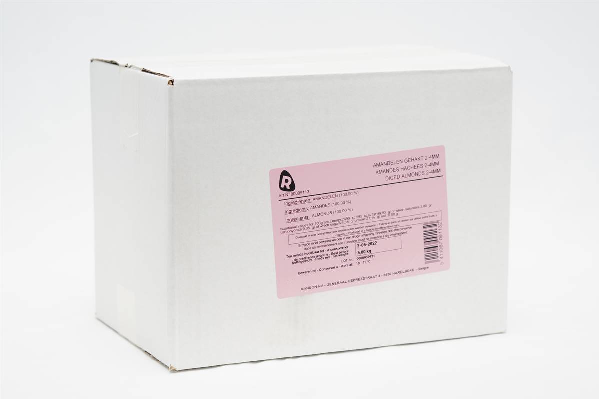 Amande effilée en carton de 5kg