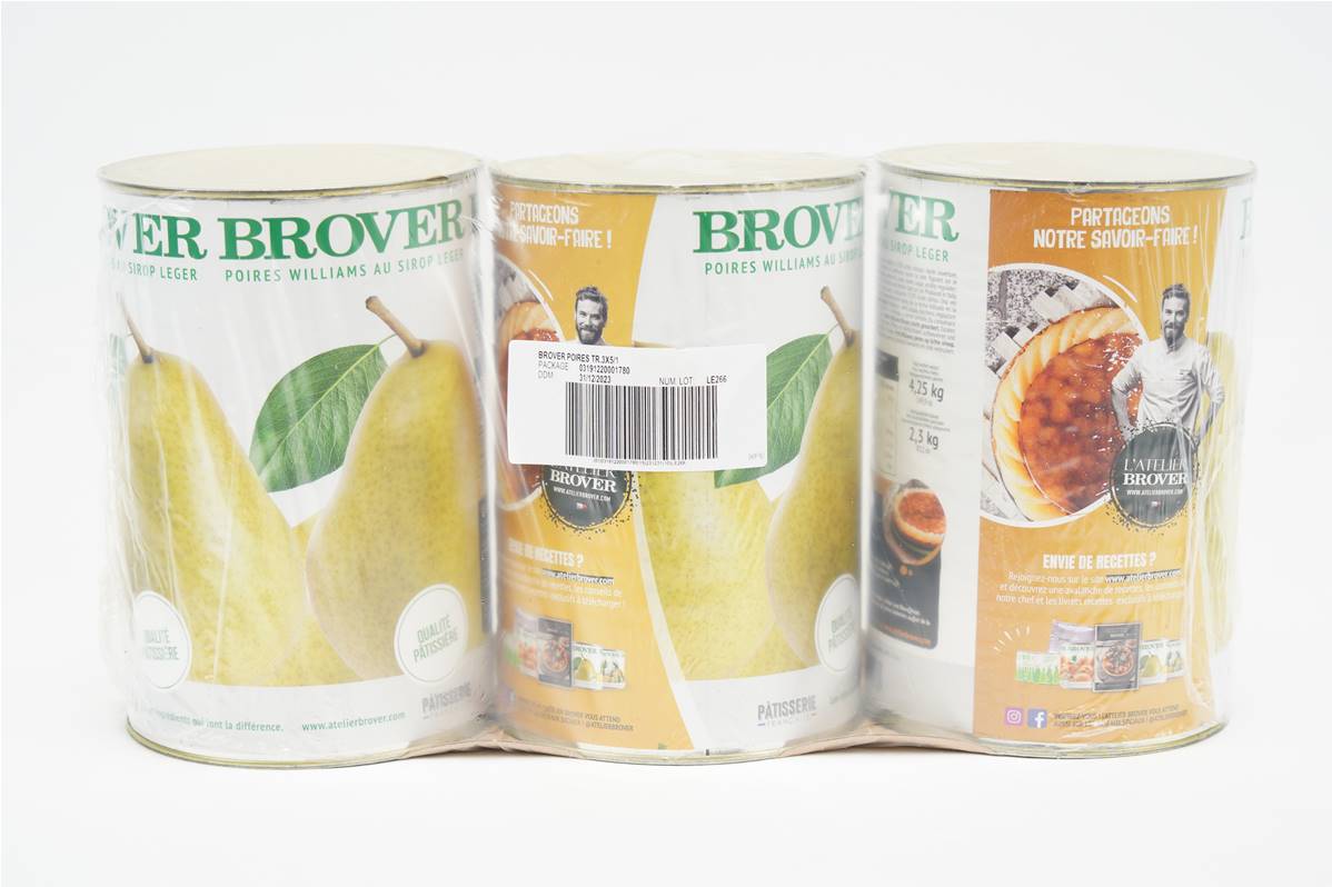 Poire sirop boite 5/1 Brover