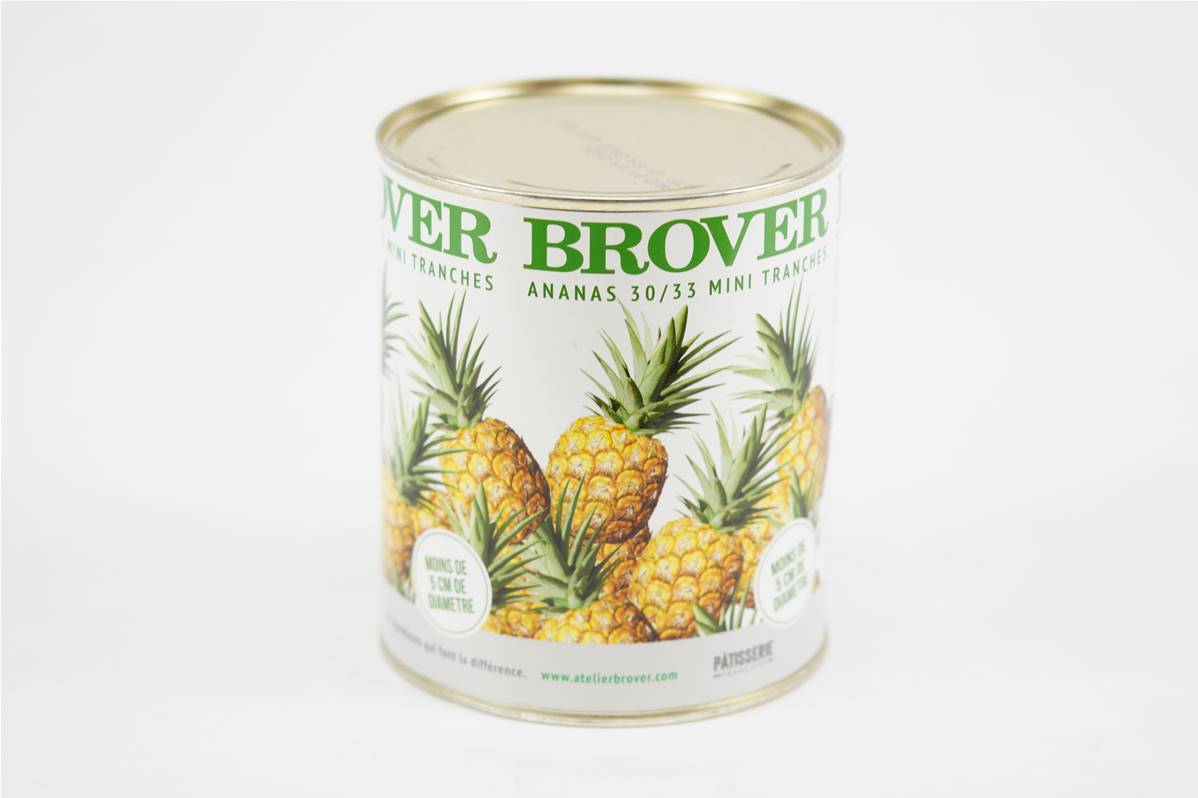 Ananas 32 mini tranches boite 4/4 Brover