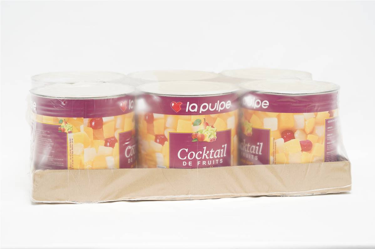 Cocktail de fruits boite 3/1 en carton de 6