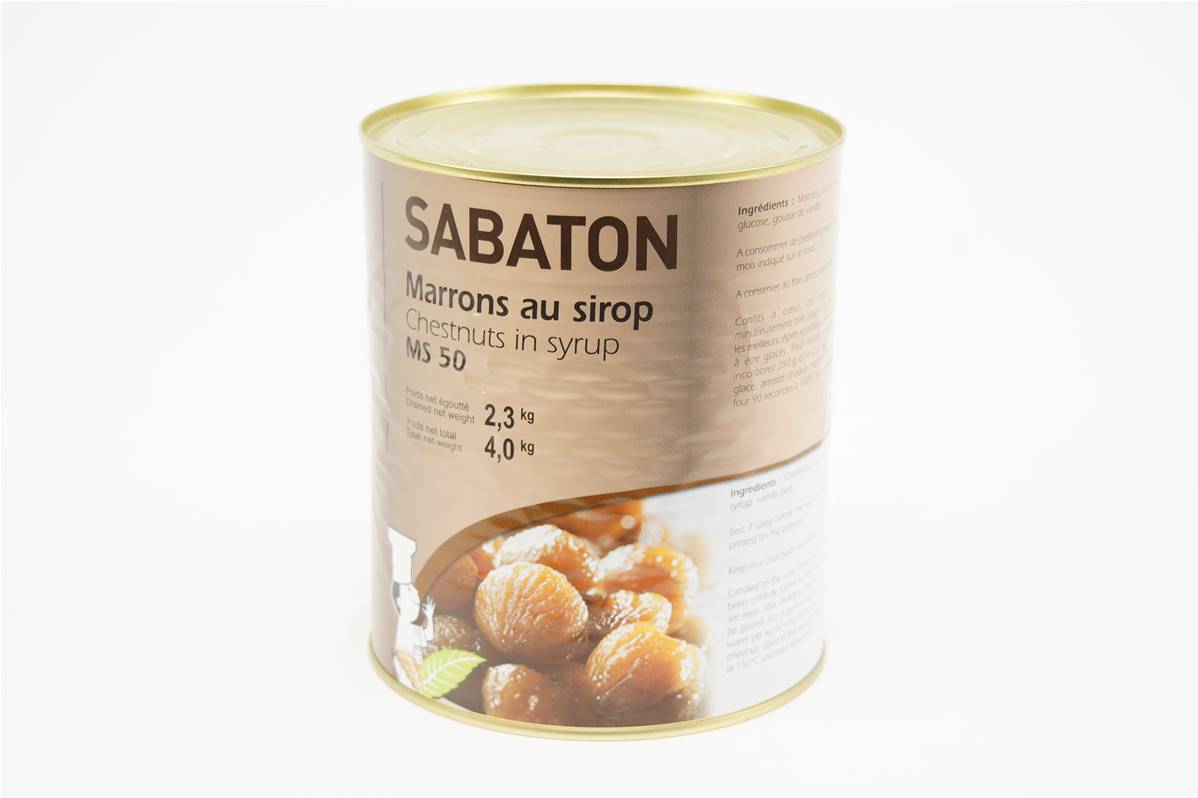 Marron confit sirop bidon 3/1 Sabaton