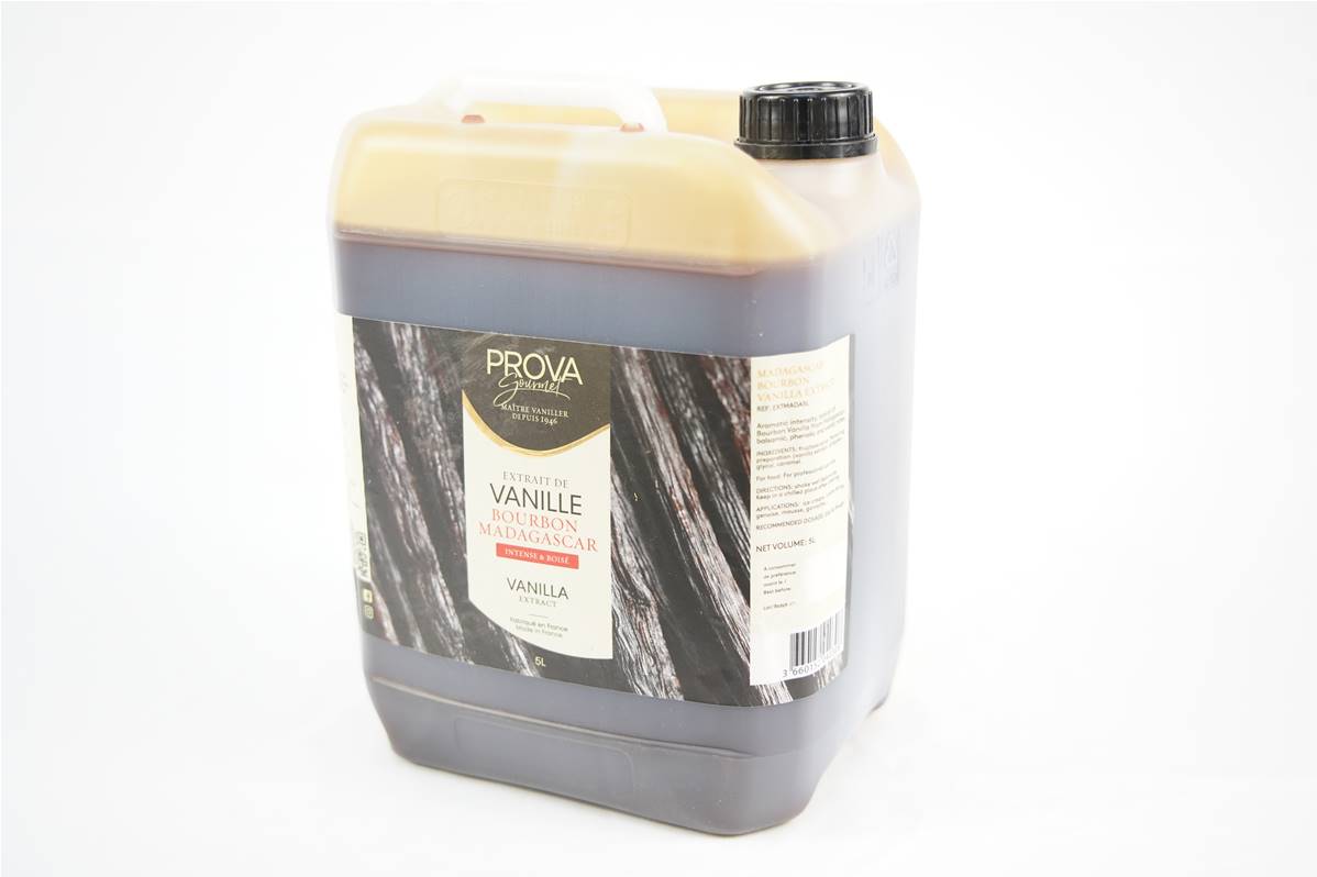Extrait vanille Bourbon Madagascar bidon de 5 litres