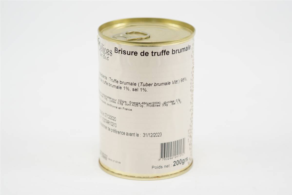 Brisure de truffe Délices bois boite de 200gr