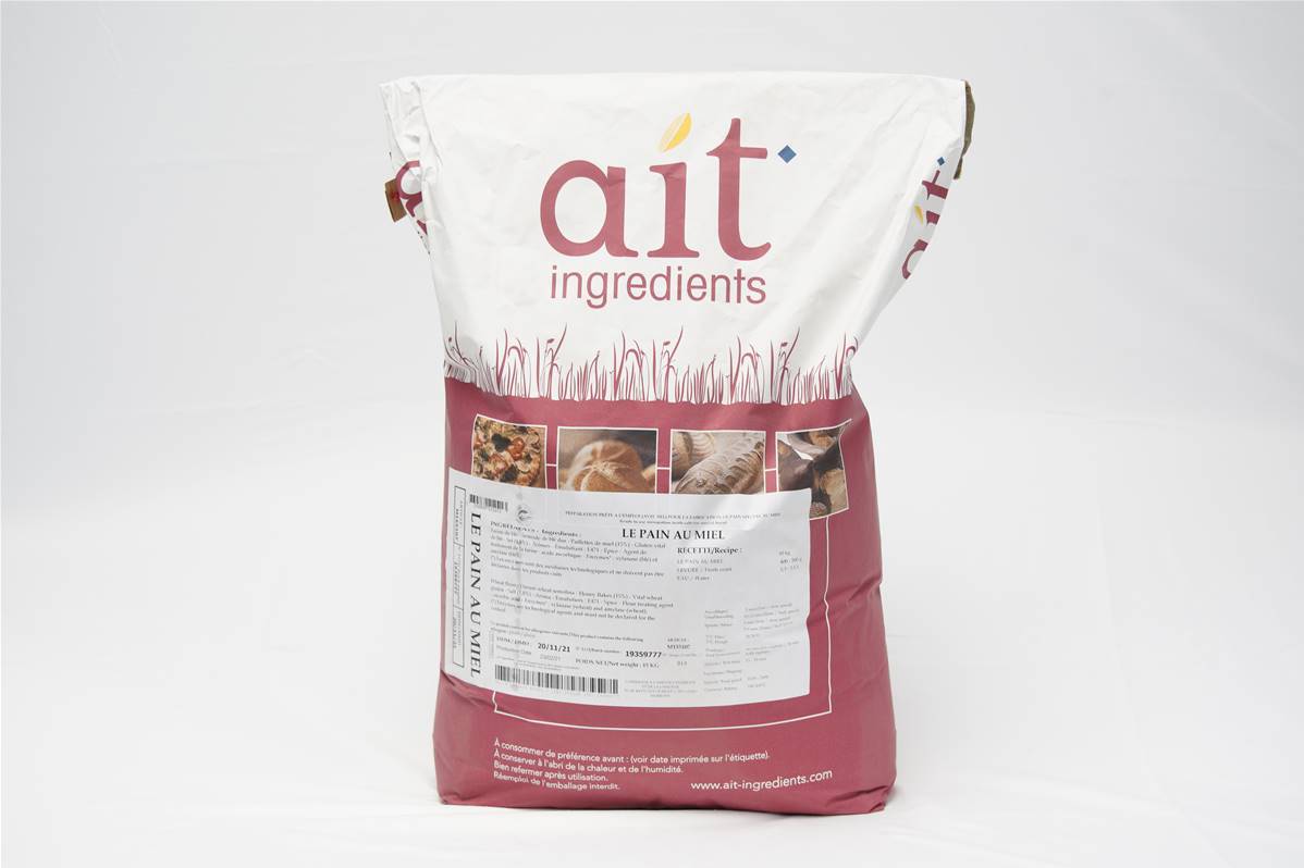 Préparation Pain au miel Milmix en sac de 15kg