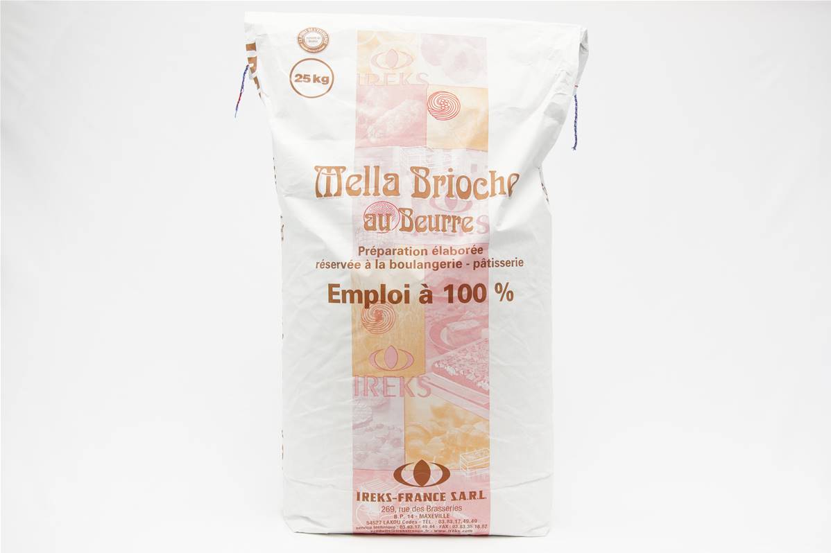 Préparation Mella brioche beurre 100% en sac de 25kg