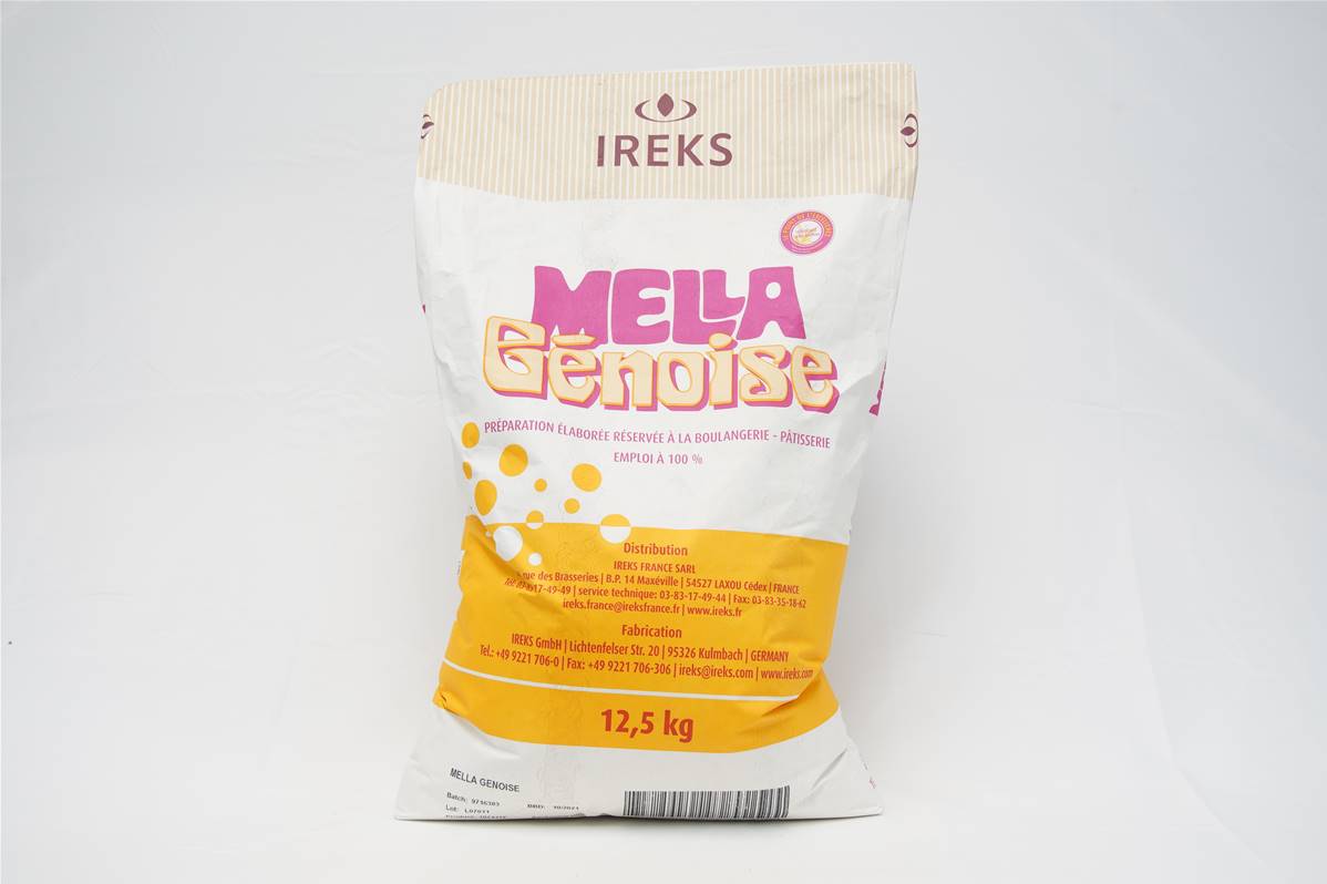 Préparation Mella genoise 100% en sac de 12,5kg