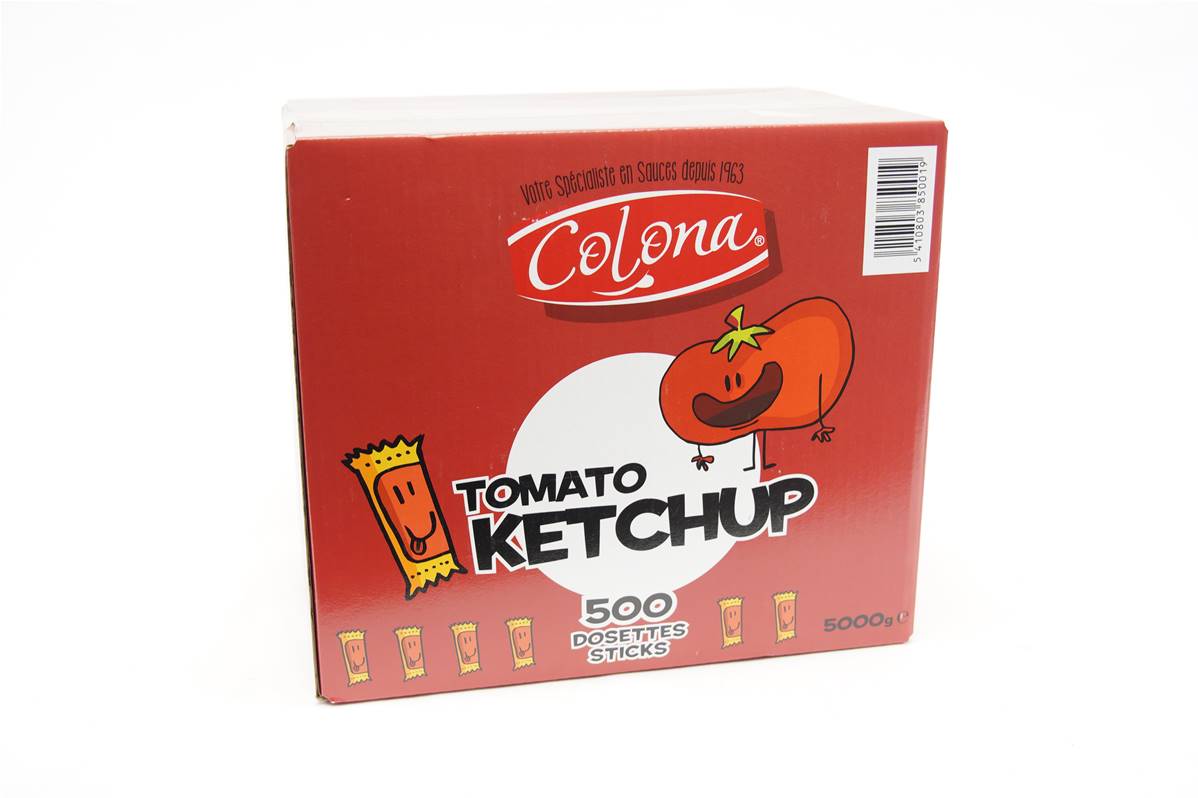 Ketchup dosette stick carton de 500 x 10gr