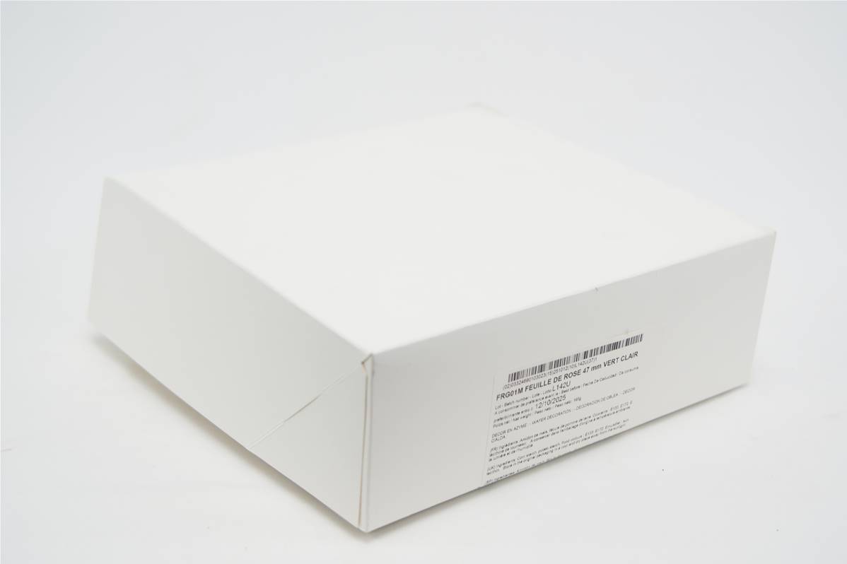 Feuilles vertes en azyme 47mm en boite de 1000