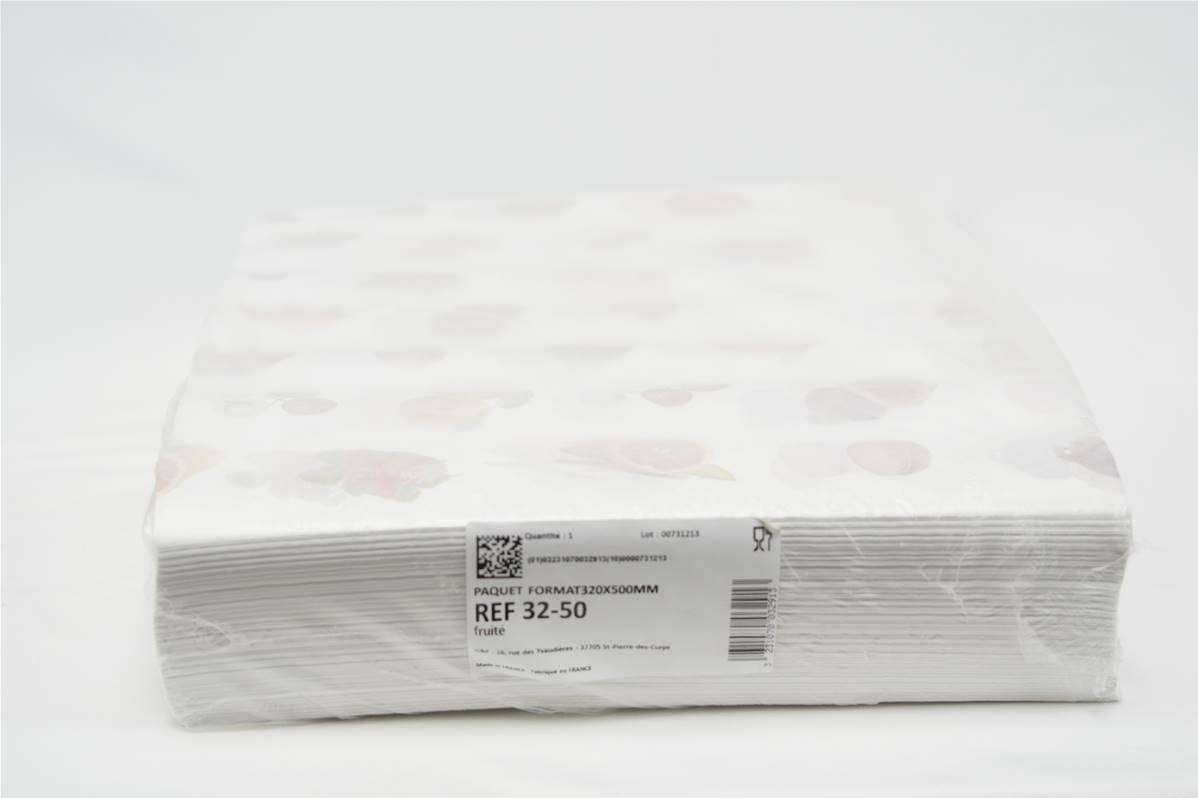 Papier alpal fruité 32x50cm par paquet de 1360 feuilles