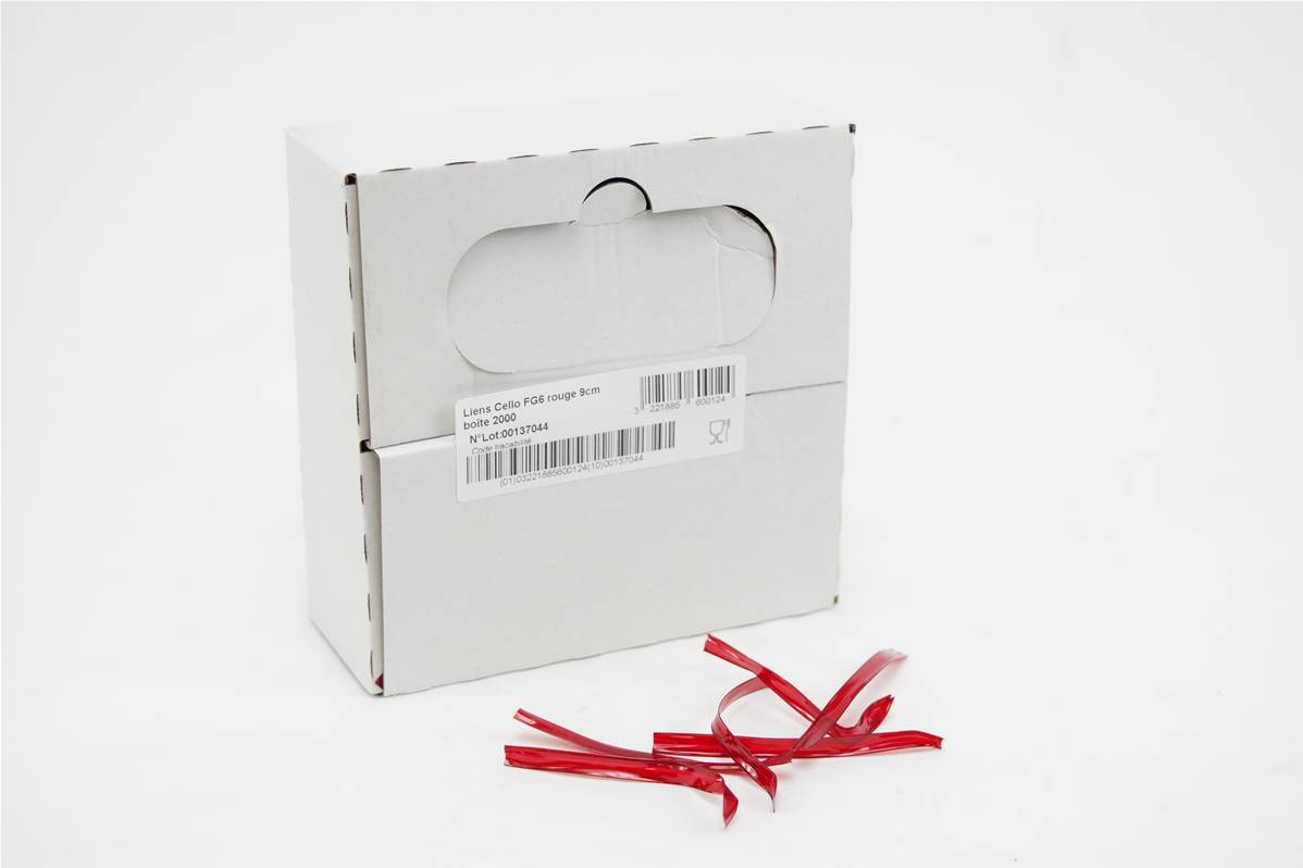 Attache cello rouge en boite de 2000
