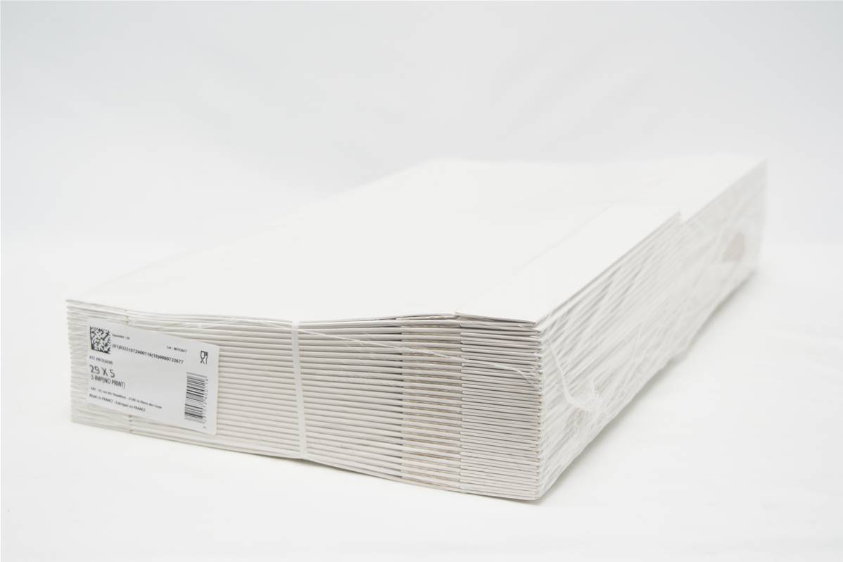 Boite patissière blanche 29x5cm par paquet de 50