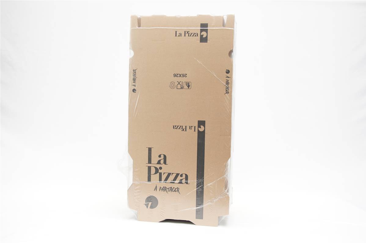 Boite pizza rigide 26x3,5cm par paquet de 100