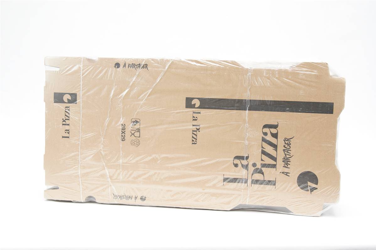 Boite pizza rigide kraft 29x3,5cm par paquet de 100