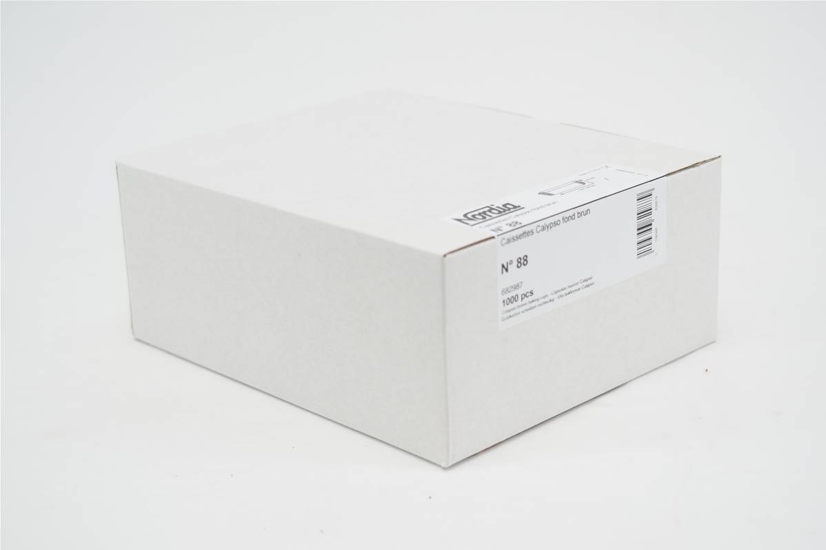 Caissette brune modèle calypso N°88 en boite de 1000