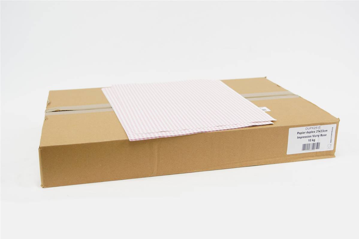 512532---PAPIER-DUPLEX-25x33-VICHY-ROSE-x10kgx1200