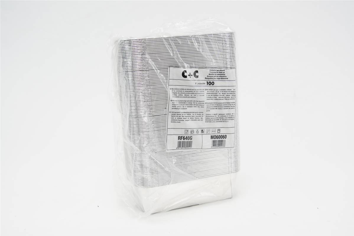Moule cake en aluminium 203x93x53mm par paquet de 100
