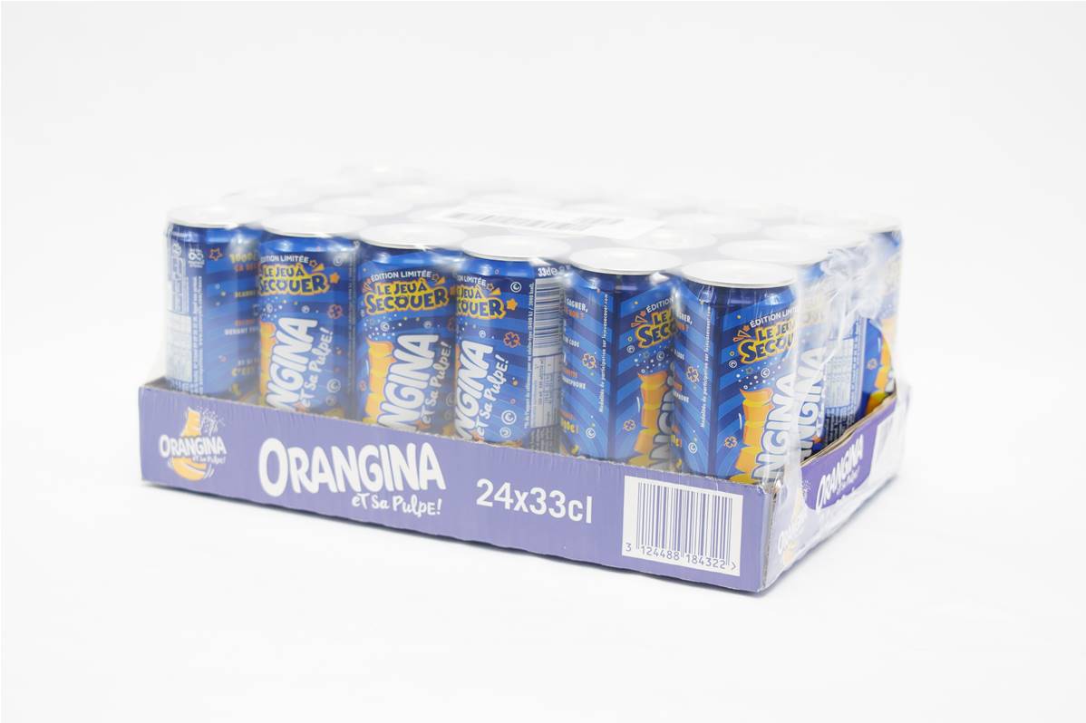 Orangina slim cool can pack de 24x33cl