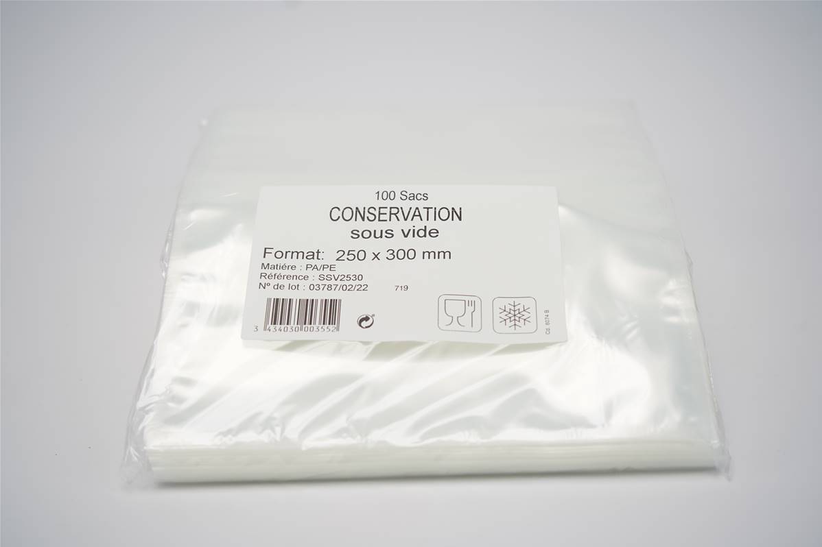 Sac de conservation 250x300mm paquet de 100