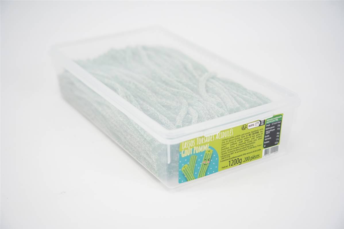 Lasso torsades pomme boite 200
