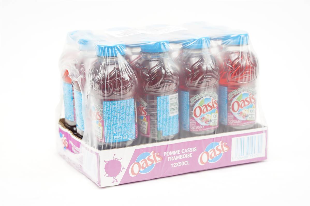 Oasis pomme cassis framboise pack12x50cl