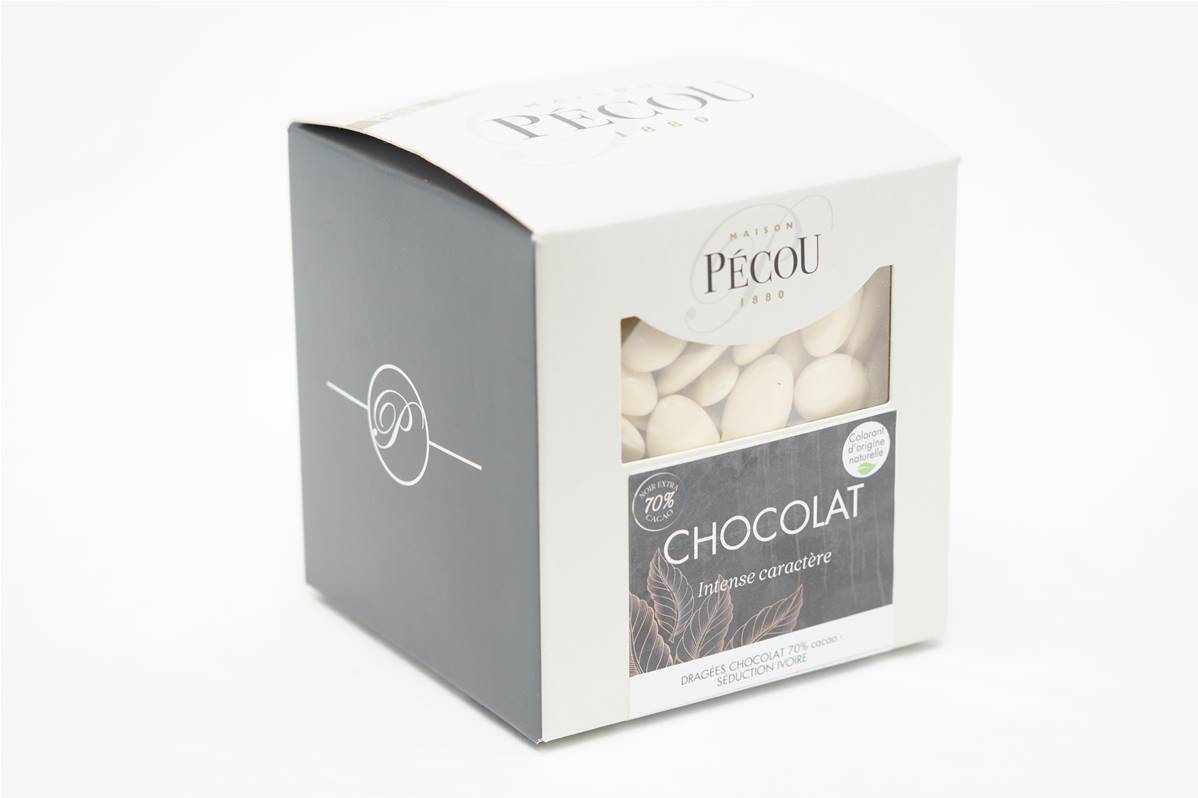 12PCS12---DRAGEE-CHOCOLAT-SEDUC-IVOIRE-BT-1kgx1200