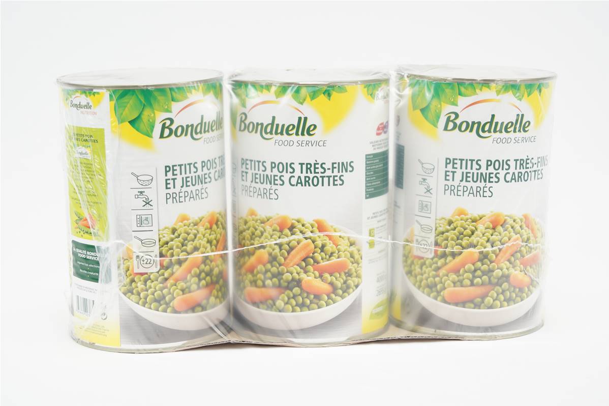 Petit pois carotte très fin 5/1 pack de 3