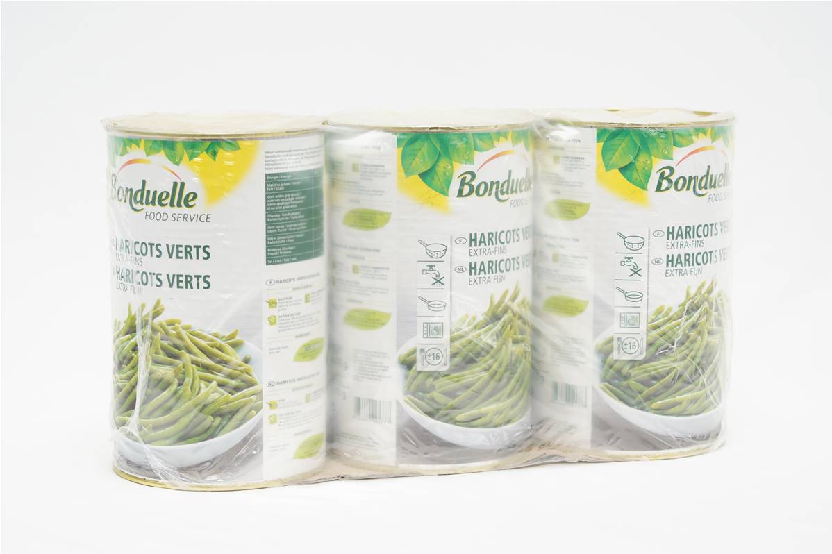 Haricot vert extra fin boite 5/1 pack 3