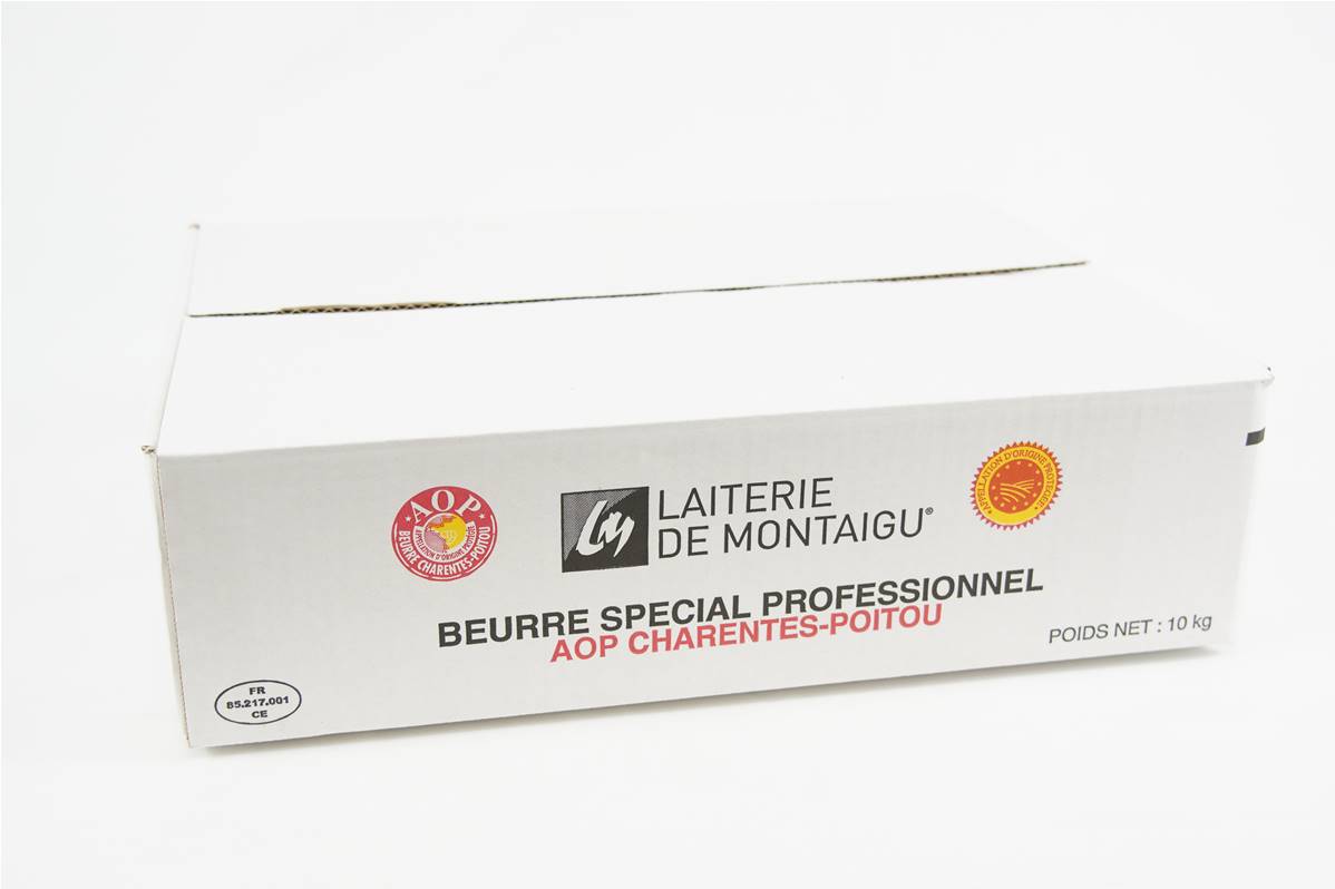 Beurre plaque montaigu 2kg carton de 5