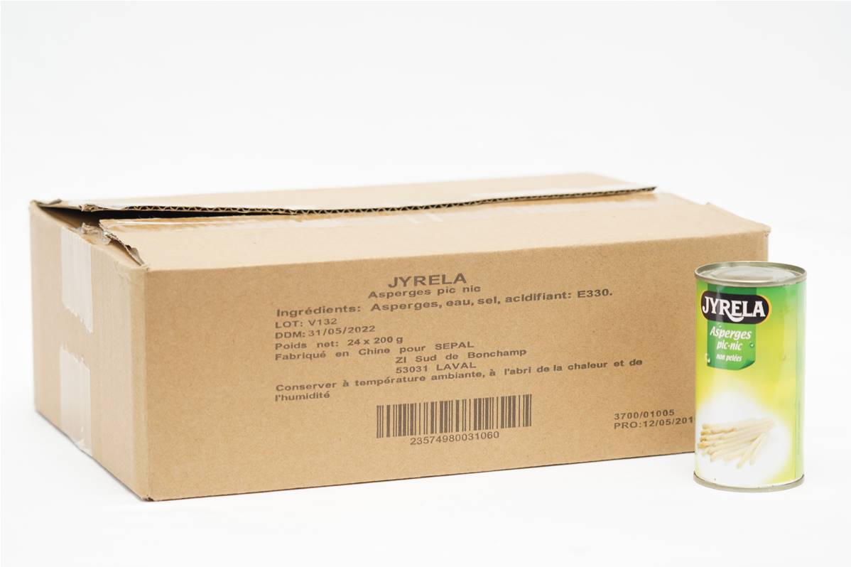 Asperge pic nic boite 1/4 carton de 24