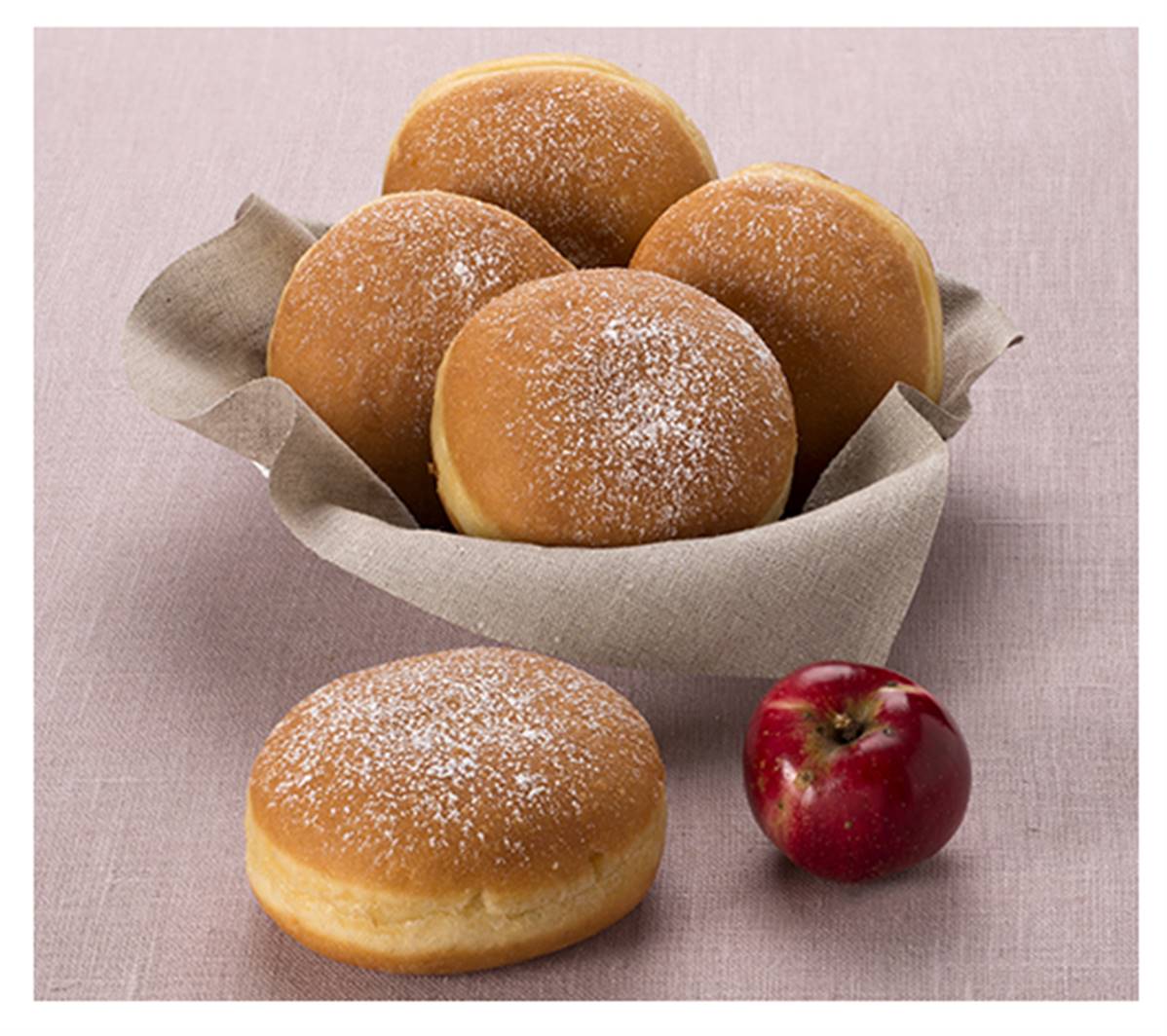 Beignet pomme cuit 75gr carton de 40